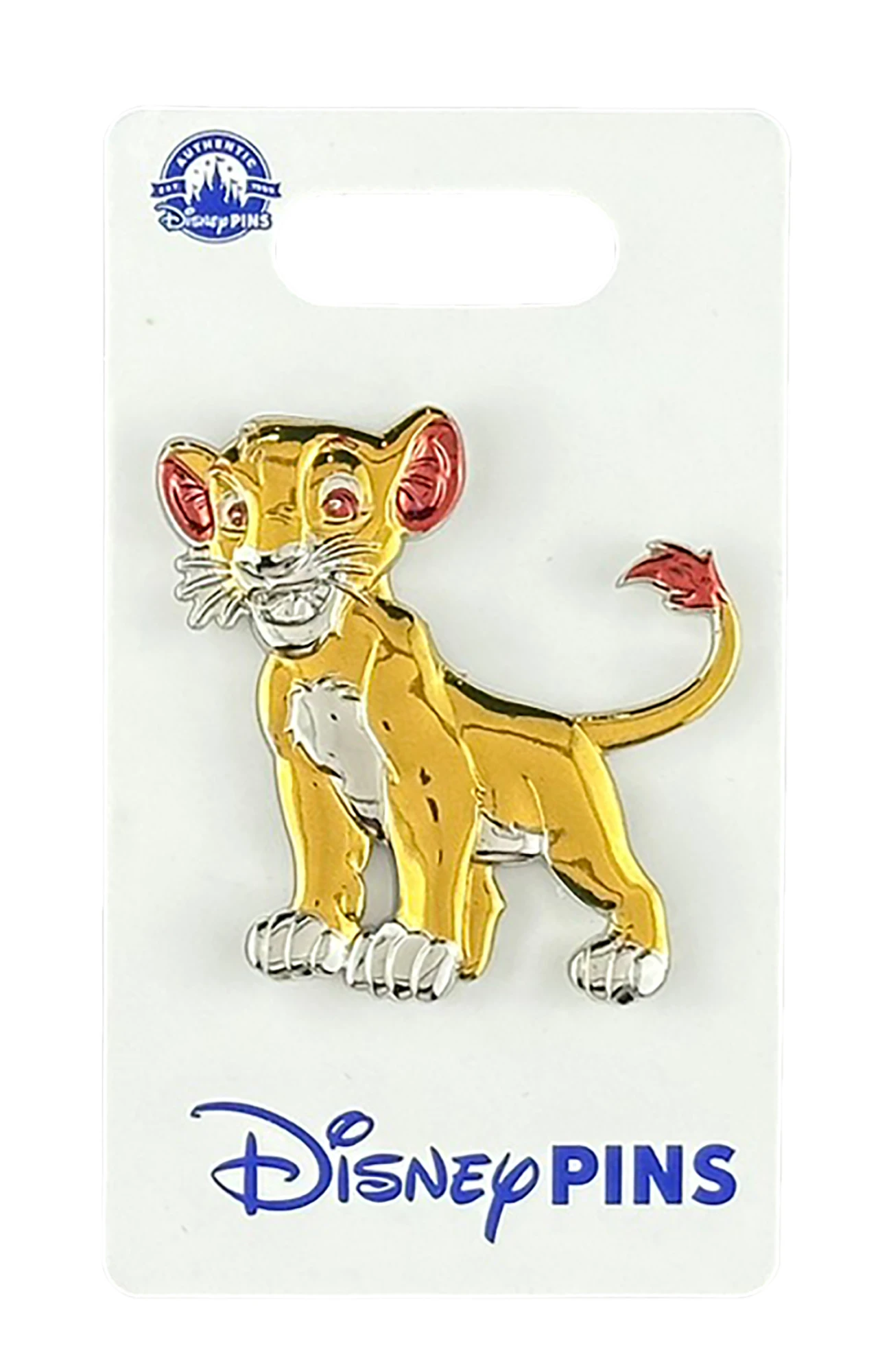 item Disney Pin - Simba - Metallic - 3D - Sculpted - Lion King IMG_2829