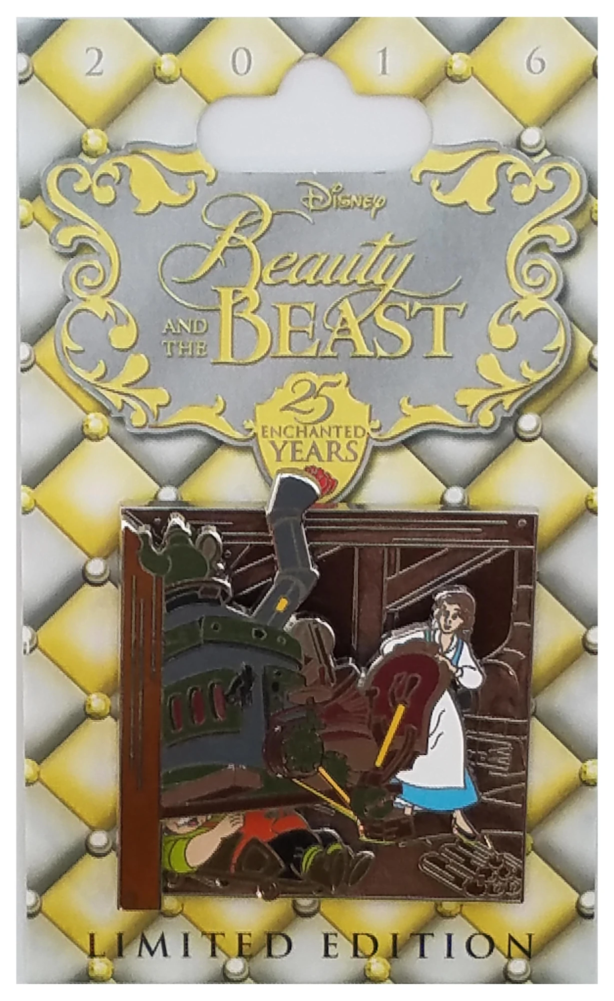 item Disney Pin - Beauty and the Beast 25 Enchanted Years - Belle and Maurice 119301