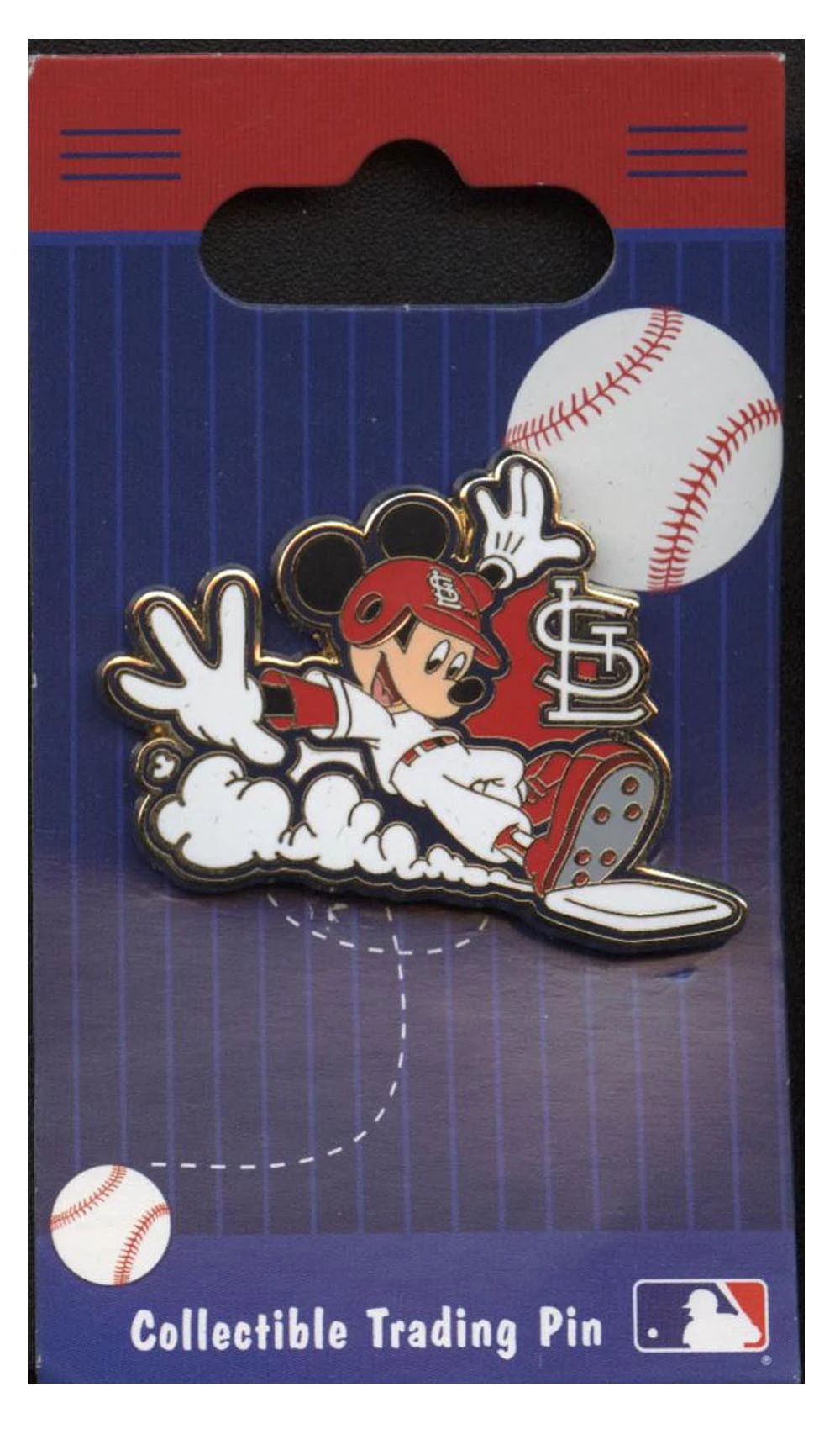 item Disney Pin - Mickey Mouse Major League Baseball (St. Louis Cardinals) 45154 amz