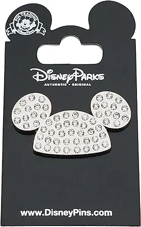 item Disney Pin - Mickey Mouse - Jeweled Ear Hat - Silver 81pm0b1whhl-ac-sx342-sy445-ql70-fmwebp