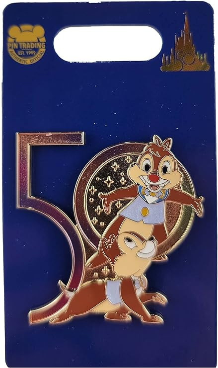 products Disney Pin - Walt Disney World - 50th Anniversary - Chip and Dale
