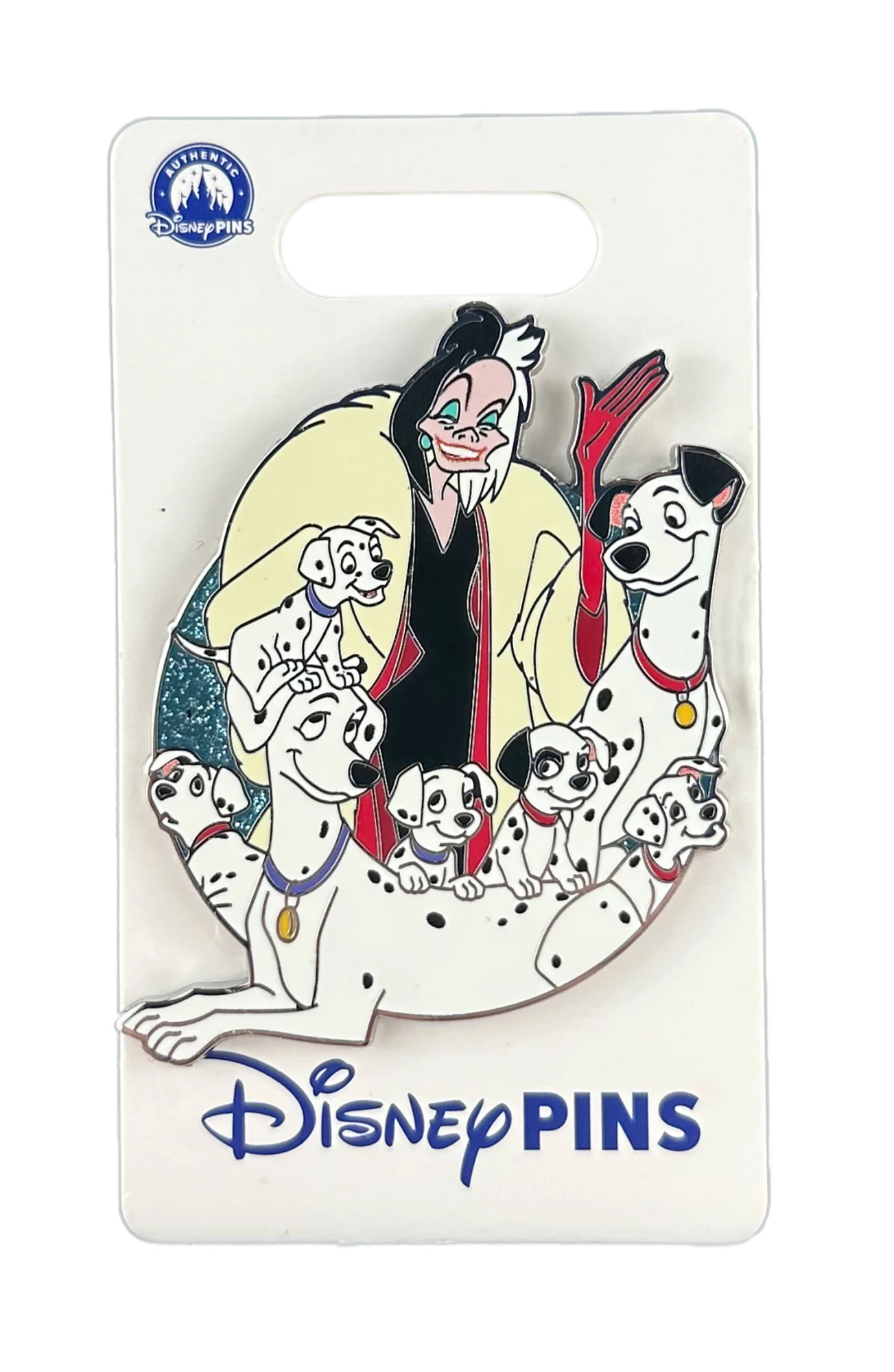 products Disney Pin - Character Clusters - 101 Dalmatians - Cruella de Vil, Perdita, Pongo, Puppies