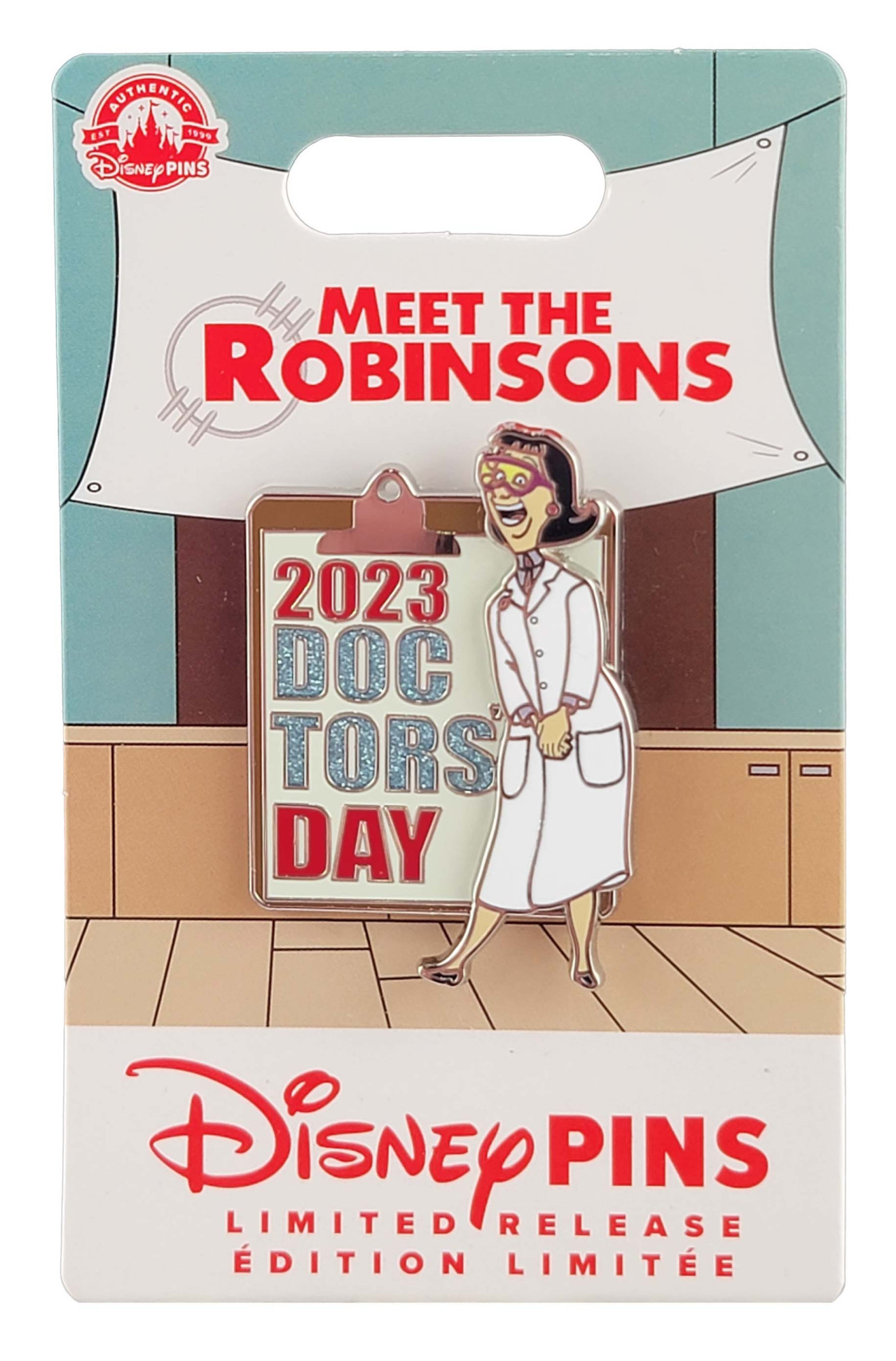 products Disney Pin - Dr Lucille Krunklehorn - Robinson - Meet the Robinsons - Doctors Day