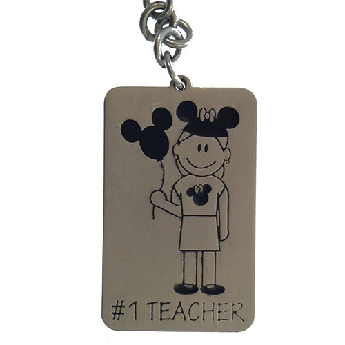 item Disney Keychain - #1 Teacher #1 Teacher 6