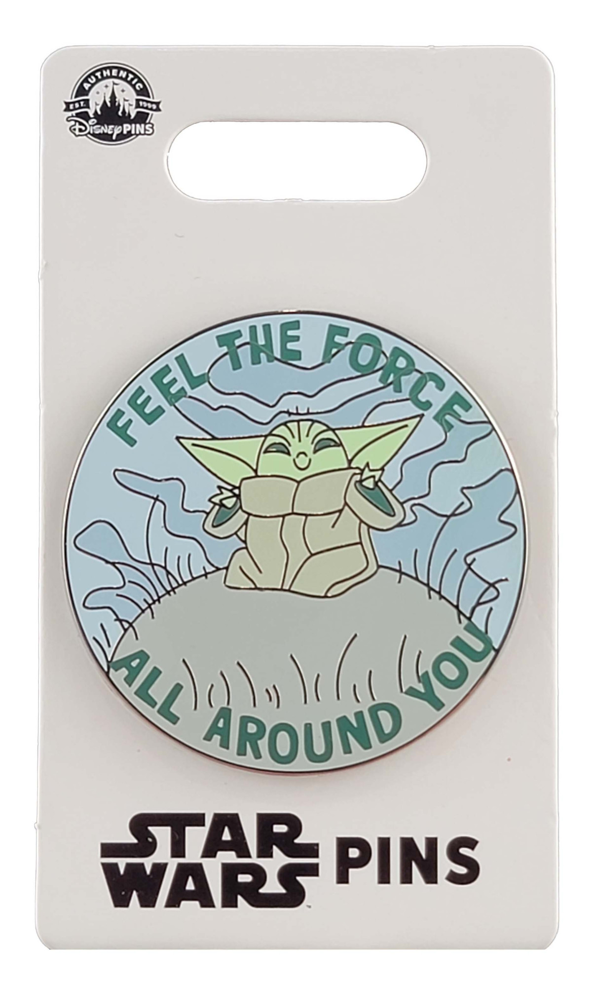 products Disney Pin - Star Wars - The Mandalorian - Grogu - Feel the Force All Around You