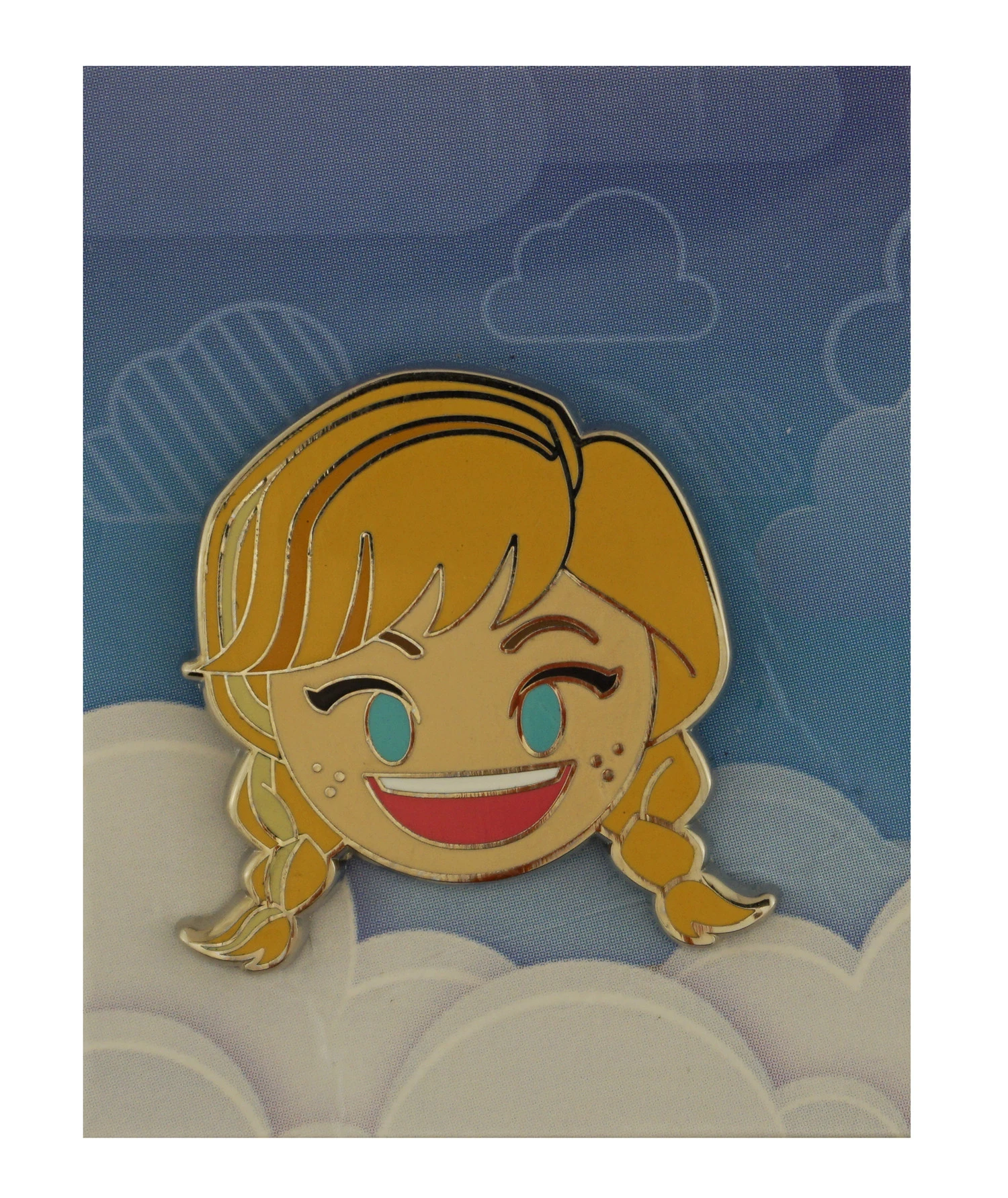 item Disney Pin - Emoji Blitz Booster Set - Anna Smiling Only 123199