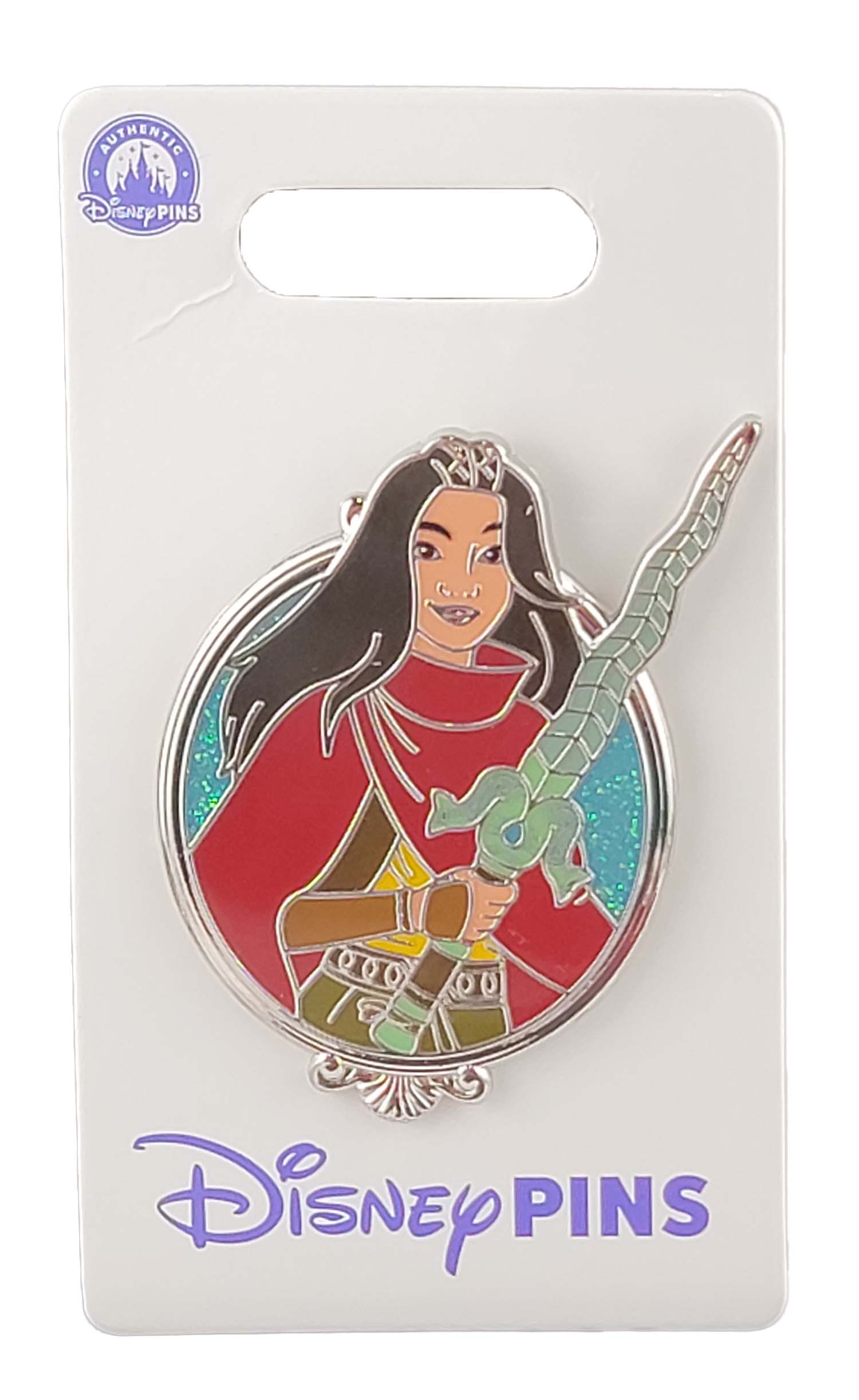 products Disney Pin - Princess Glitter Portrait Series - Raya and the Last Dragon - Raya with Whip Sword