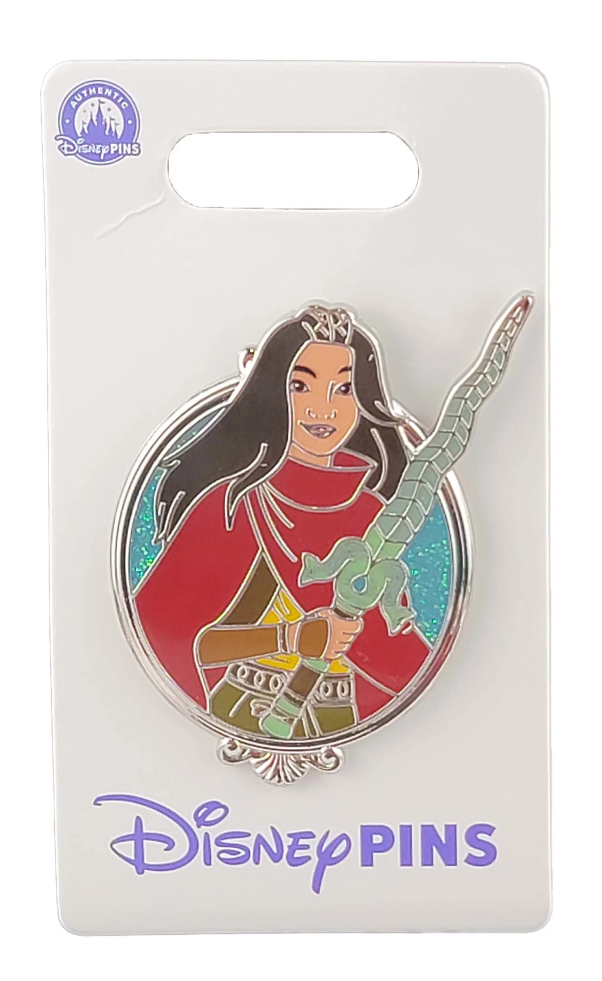 products Disney Pin - Princess Glitter Portrait Series - Raya and the Last Dragon - Raya with Whip Sword
