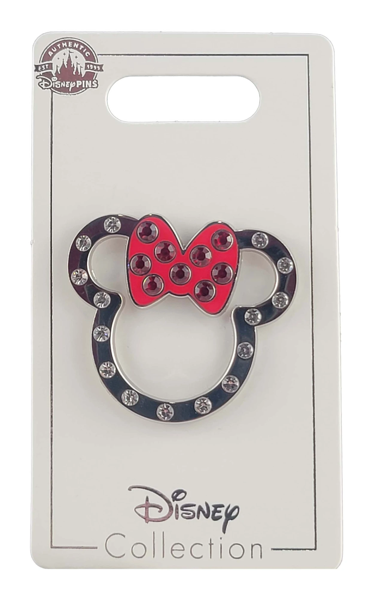 item Disney Pin - Minnie Mouse Icon - Jeweled Outline 102839w