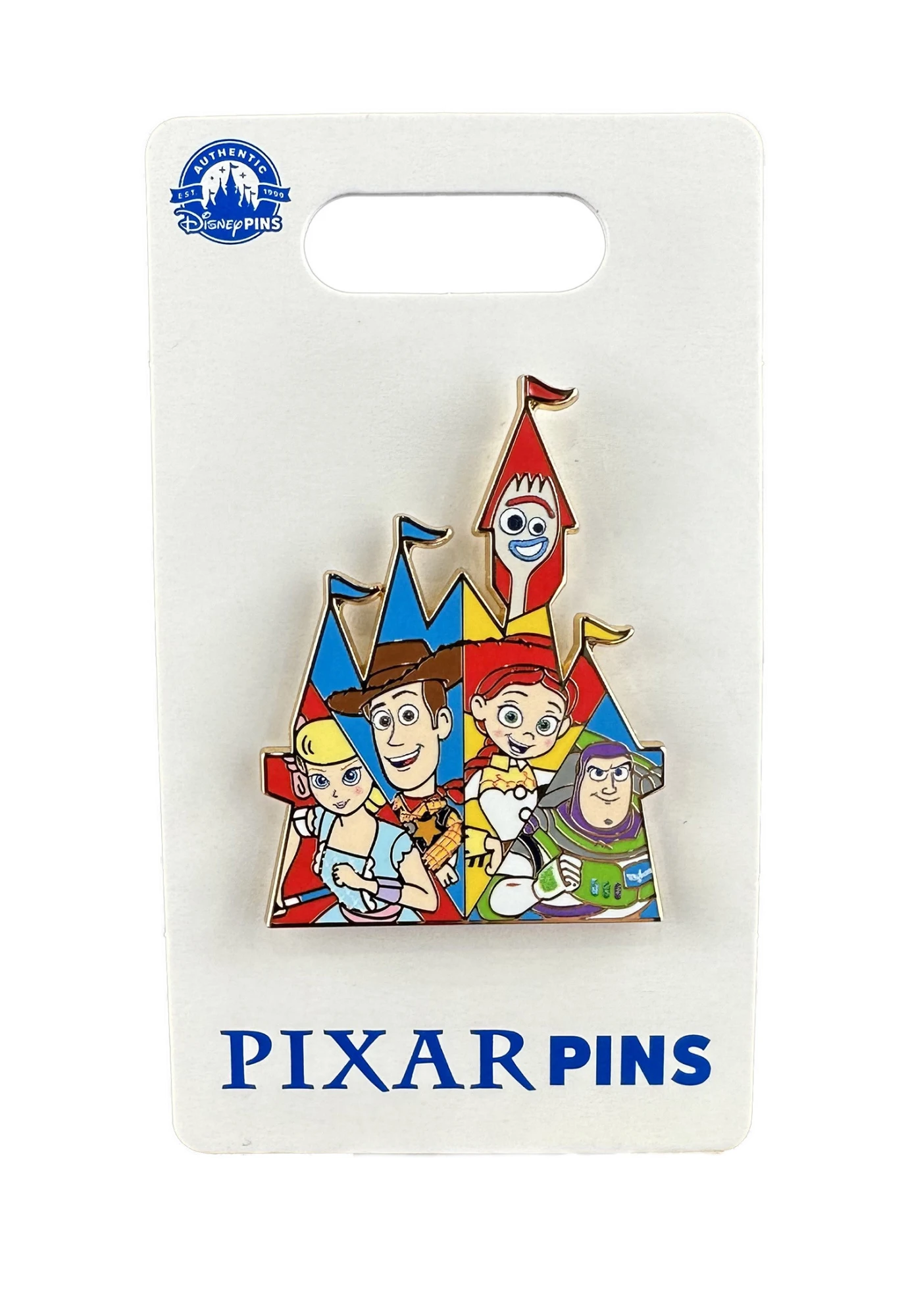 item Disney Pin - Toy Story Character Castle - Woody, Buzz, Jessie, Bo Peep, and Forky 155373