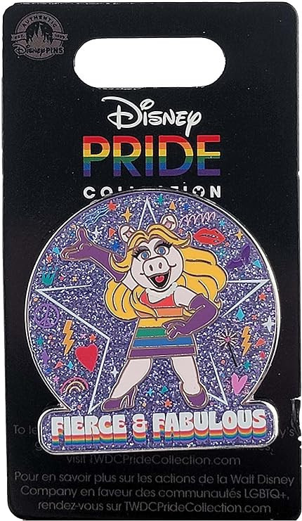 products Disney Pin - Muppets - Miss Piggy - Rainbow Pride - Fierce and Fabulous