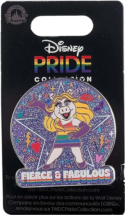 item Disney Pin - Muppets - Miss Piggy - Rainbow Pride - Fierce and Fabulous 81fwpepdwpl-ac-sy741-jpg