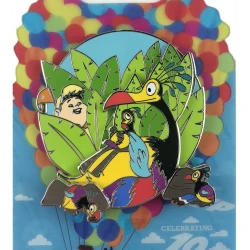 item Disney Pin - Up 10th Anniversary - Russell and Kevin 134482 2