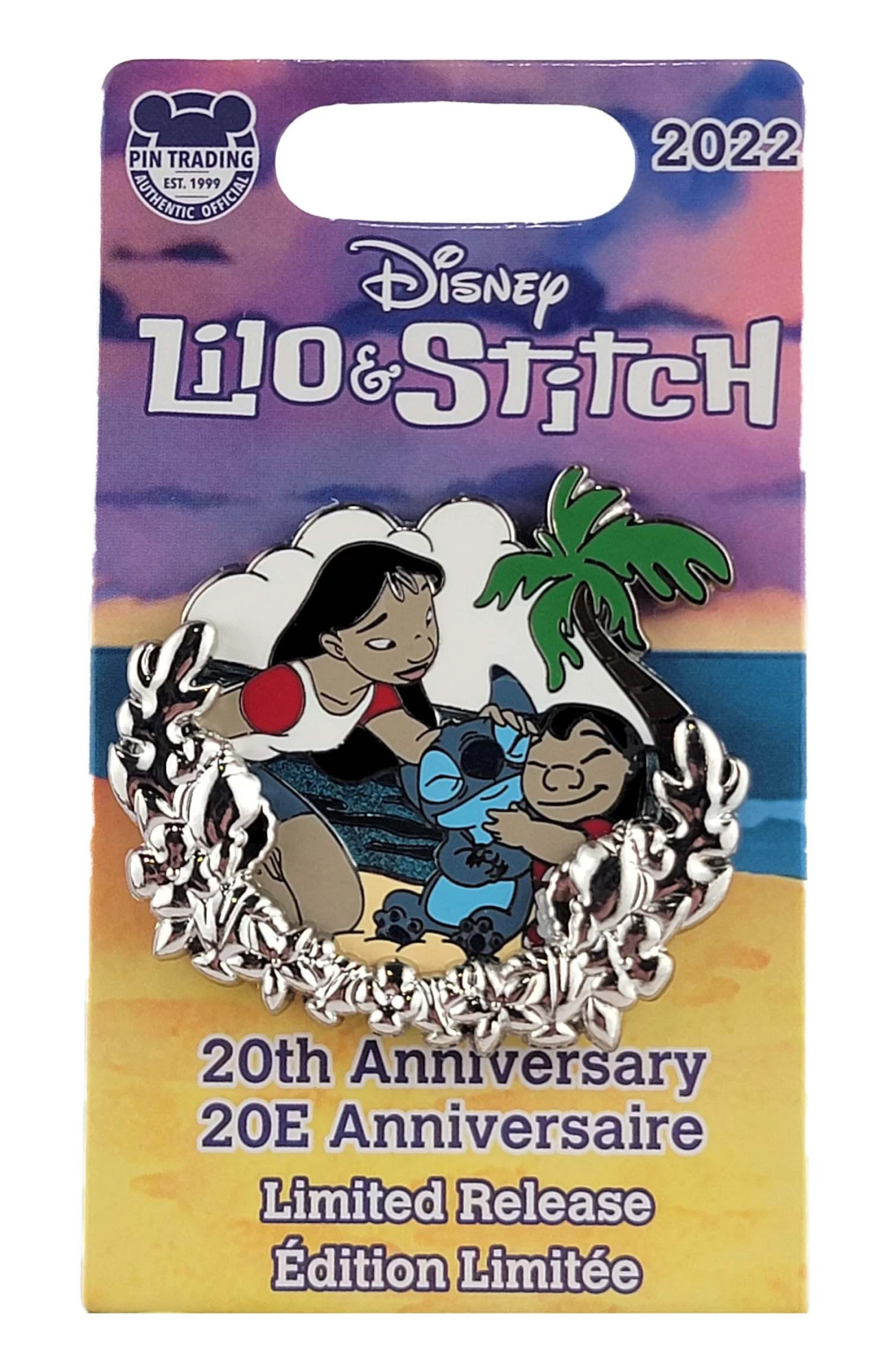 item Disney Pin - Lilo and Stitch - 20th Anniversary - Nani, Lilo, and Stitch 148145