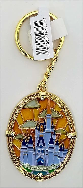 item Disney Parks Keychain - Stained Glass Cinderella Castle 81cqcuc0mil-ac-sy741-jpg