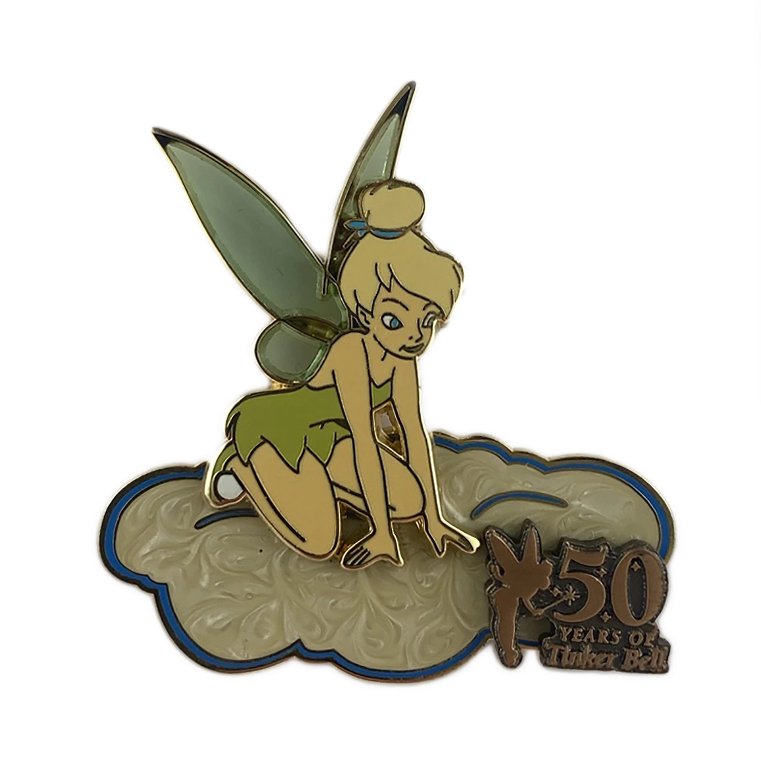 item Disney Pin - Tinker Bell Cloud - October - 50 Years of Tinker Bell Series Pin #10 24963La