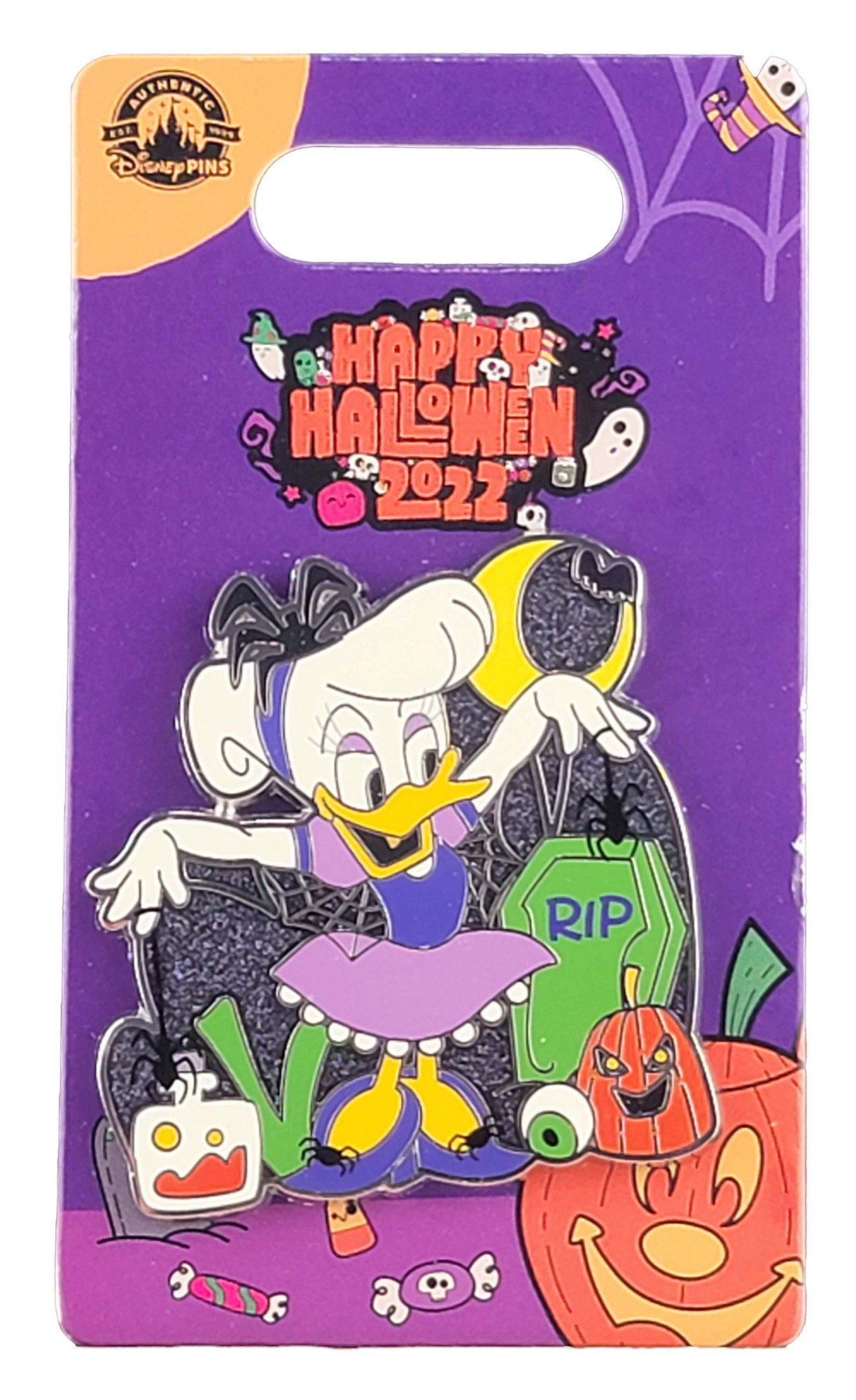 products Disney Pin - Happy Halloween 2022 - Daisy Duck as a Witch