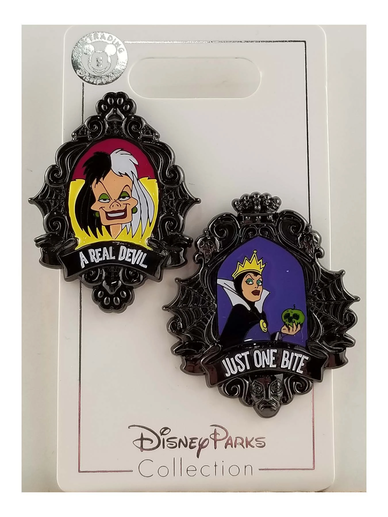 item Disney Pin - Cameo Cruella - A Real Devil and Evil Queen - Just One Bite 136219