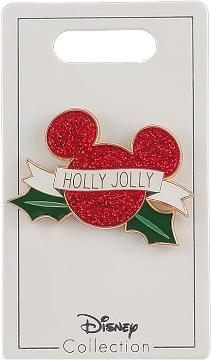 item Disney Pin - Christmas Holiday 2021 - Mickey Mouse Icon - Red Glitter - Holly Jolly 61ksxe7fo1l-ac-sy741-jpg