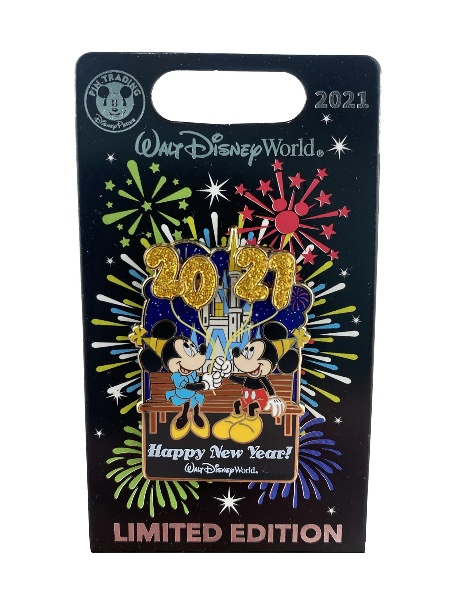 item Disney Pin - Disney - Happy New Years 2021 - Mickey and Minnie Mouse 141440