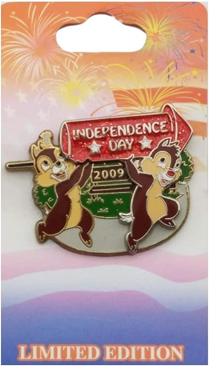 item Disney Pin - Independence Day 2009 - Chip & Dale 71f6bsnbnll-ac-sy741-jpg