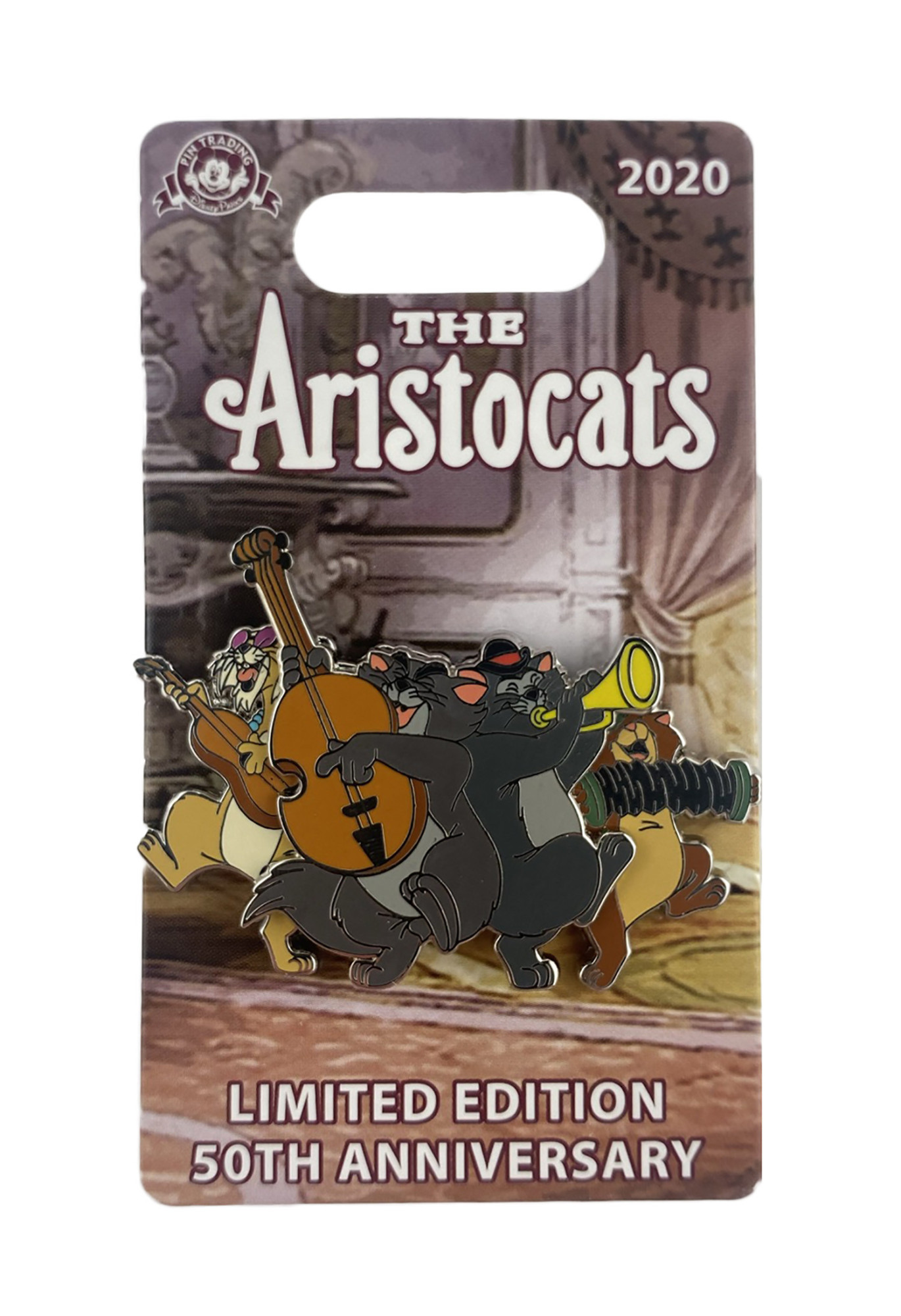 products Disney Pin - Aristocats 50th Anniversary - Band Cats