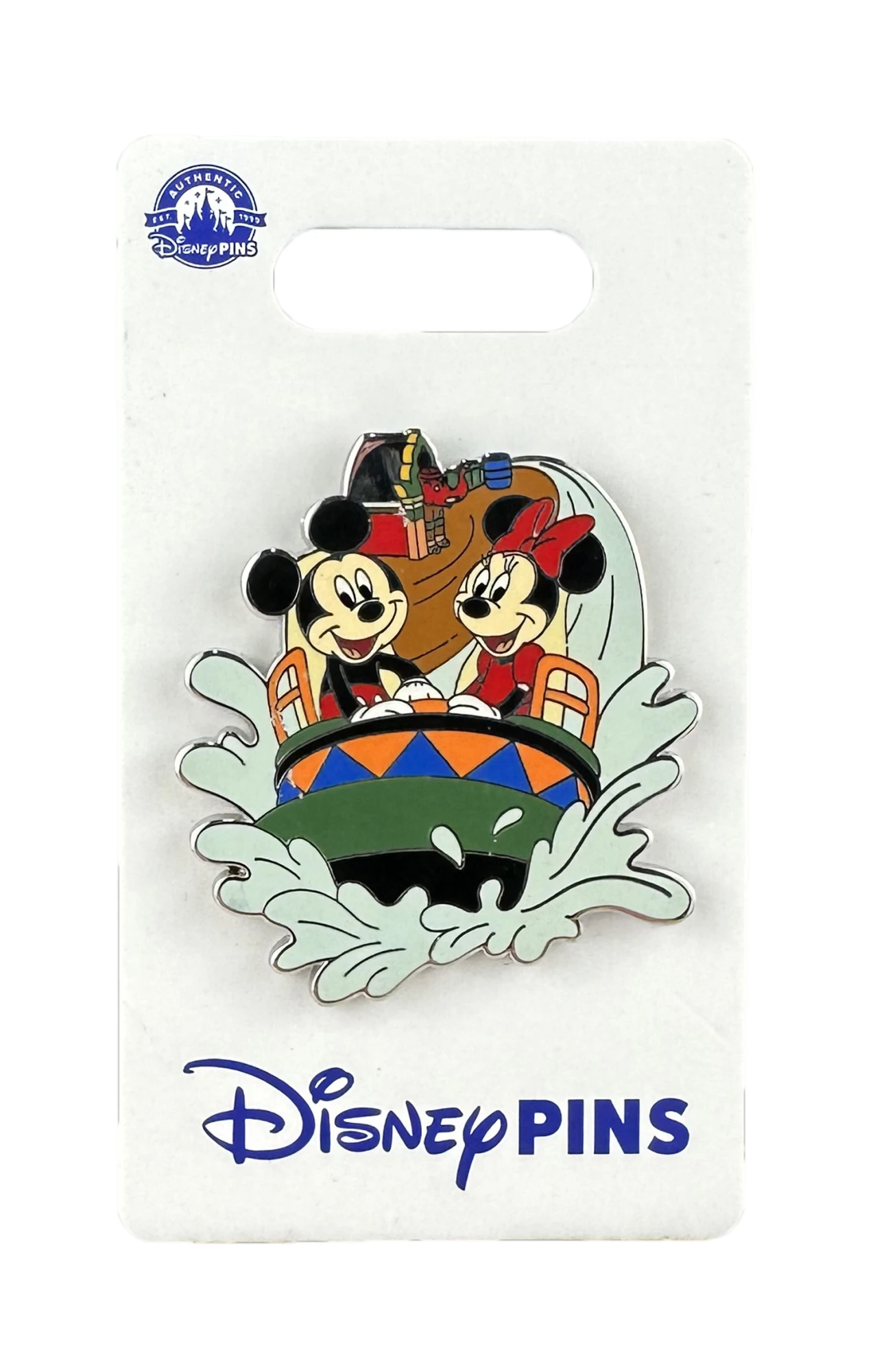 item Disney Pin - Minnie and Mickey - Kali River Rapids - Bumper Car - Animal Kingdom 164357