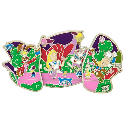 item Disney Pin - Alice in Wonderland - 65th Anniversary - Alice at the Mad Tea Party 116760a