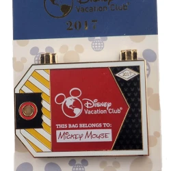 item Disney Pin - Disney Vacation Club - Luggage Tag Collection #1 - Red 122674