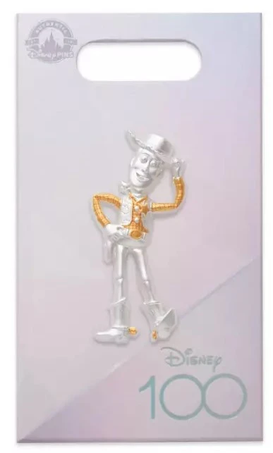 item Disney Pin - Disney 100 Celebration - Platinum - Toy Story - Woody 153035