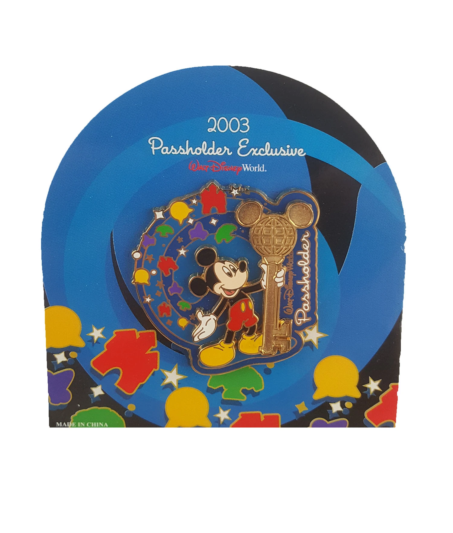 item Disney Pin - Mickey Holding Key - Annual Passholder Exclusive 2003 21630