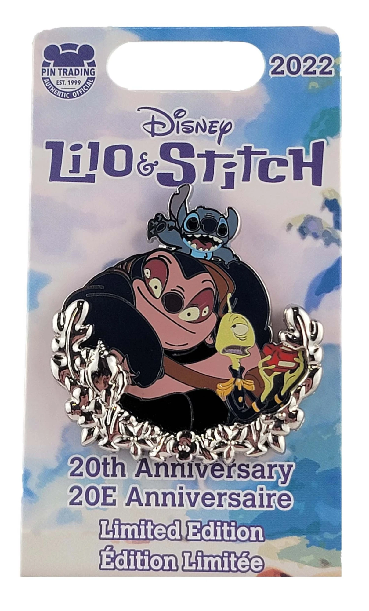 item Disney Pin - Lilo and Stitch - 20th Anniversary - Stitch, Jumba, and Pleakley 148513