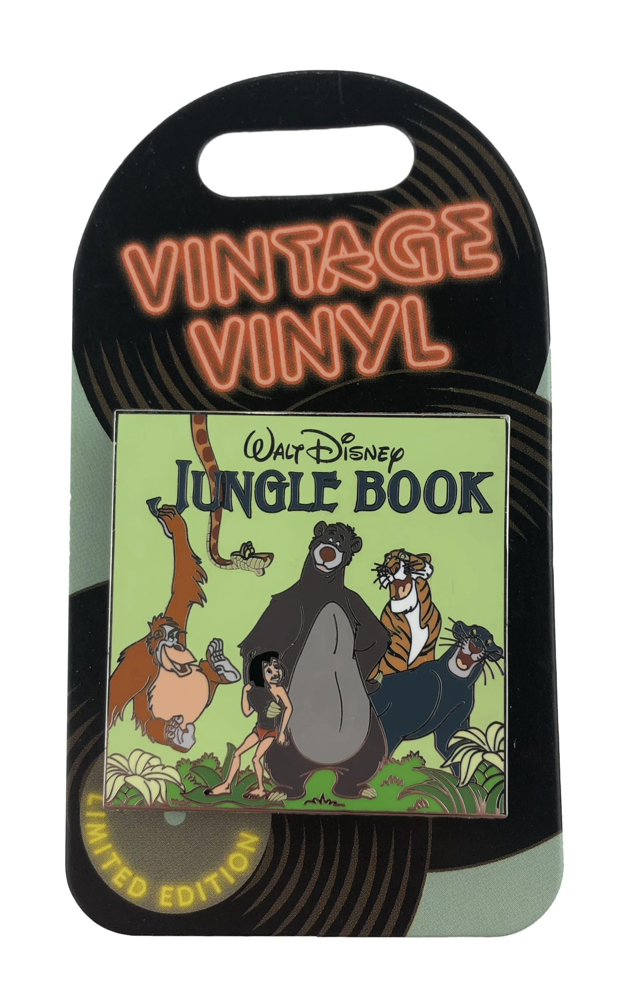 item Disney Pin - Vintage Vinyl - Pin of the Month - Jungle Book 135016