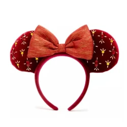 item Disney Parks - Minnie Mouse Ears Headband - Christmas Holiday - Cranberry Red Christmas Holiday - Cranberry Red
