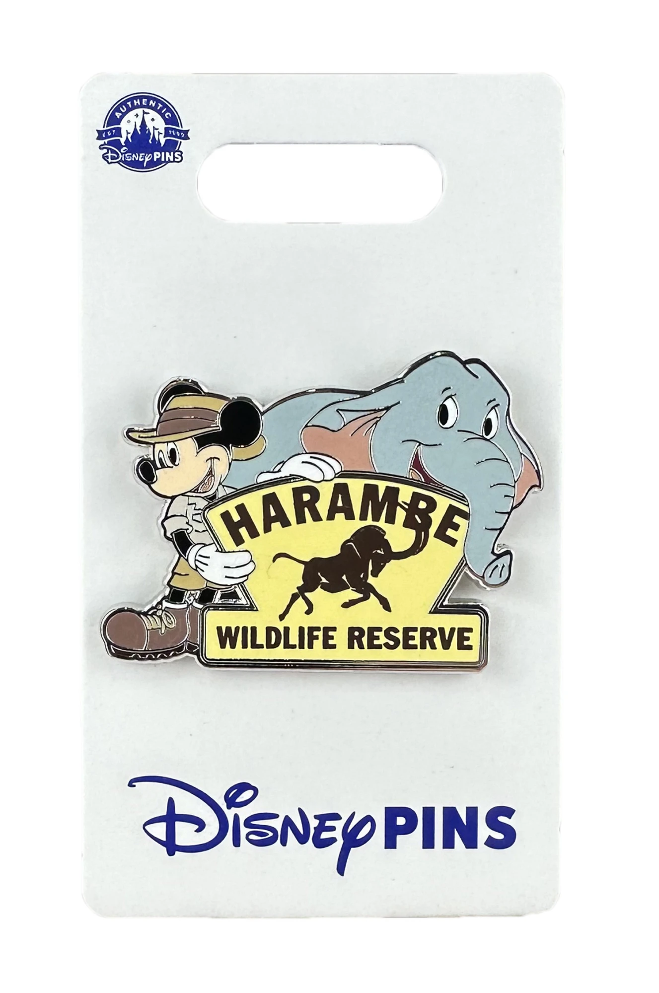 item Disney Pin - Mickey and Elephant - Harambe Wildlife Reserve - Animal Kingdom 164356.webp