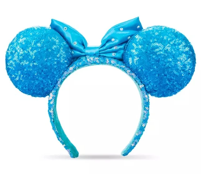 item Disney Parks - Minnie Mouse Ears Headband - Aqua Sequined Disney Parks - Minnie Mouse Ears Headband - Aqua Sequined 10