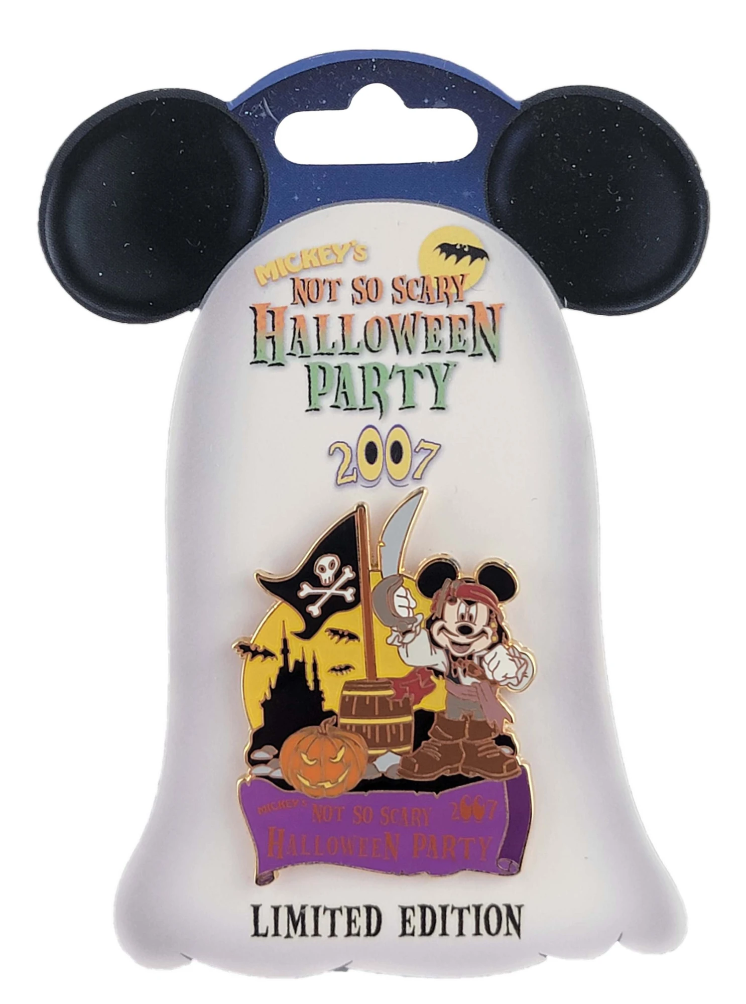 item Disney Pin - Mickey's Not so Scary Halloween Party 2007 - Logo 56553