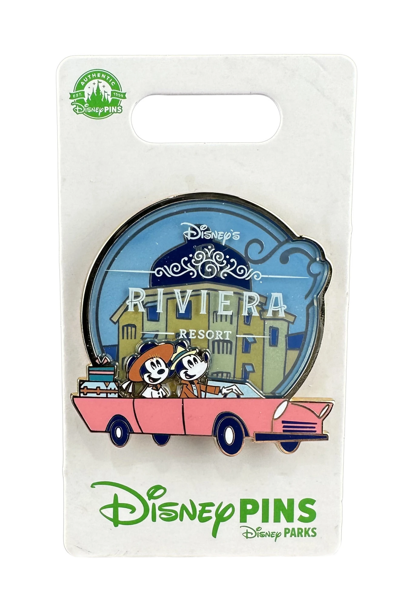 item Disney Pin - Riviera Resort - Mickey and Minnie Driving a Car 157644