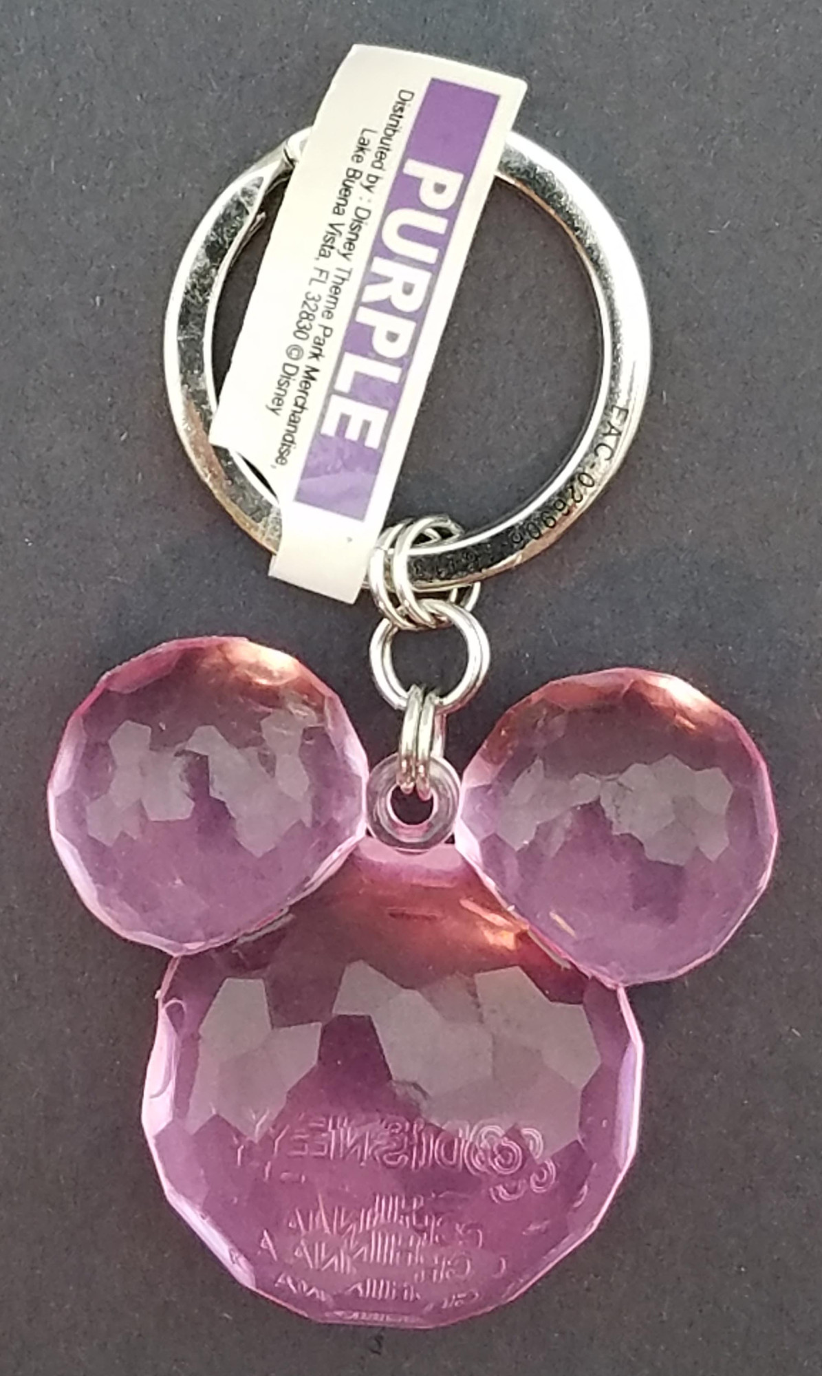 products Disney Keychain - Pink Mickey Crystal-Like