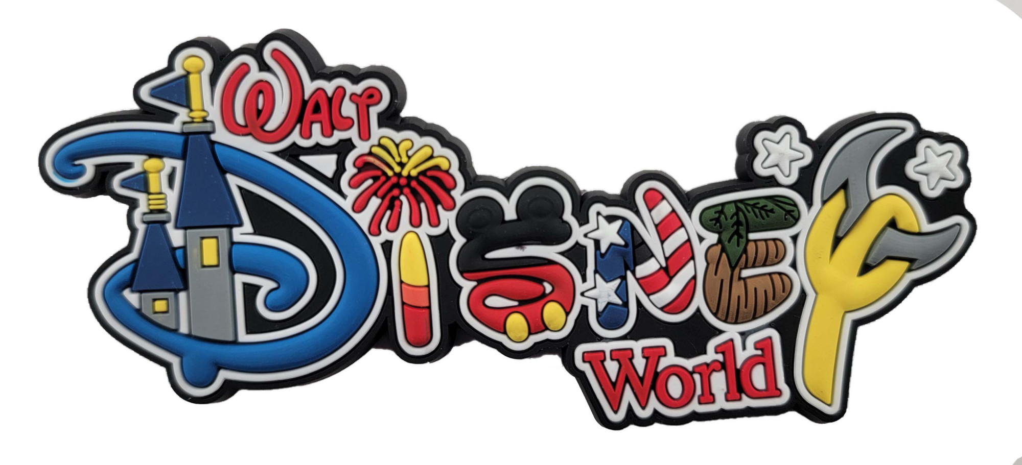 products Disney Parks - Soft Touch Refrigerator Magnet - Walt Disney World - Letters