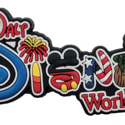 item Disney Parks - Soft Touch Refrigerator Magnet - Walt Disney World - Letters Walt Disney World Letters Soft Magnet 1