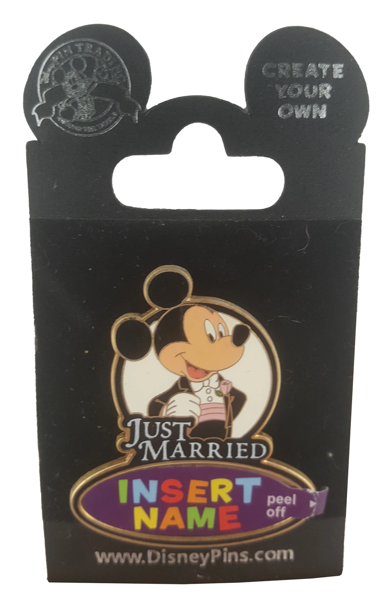 item Disney Pin - Create Your Own - Just Married Mickey 65765