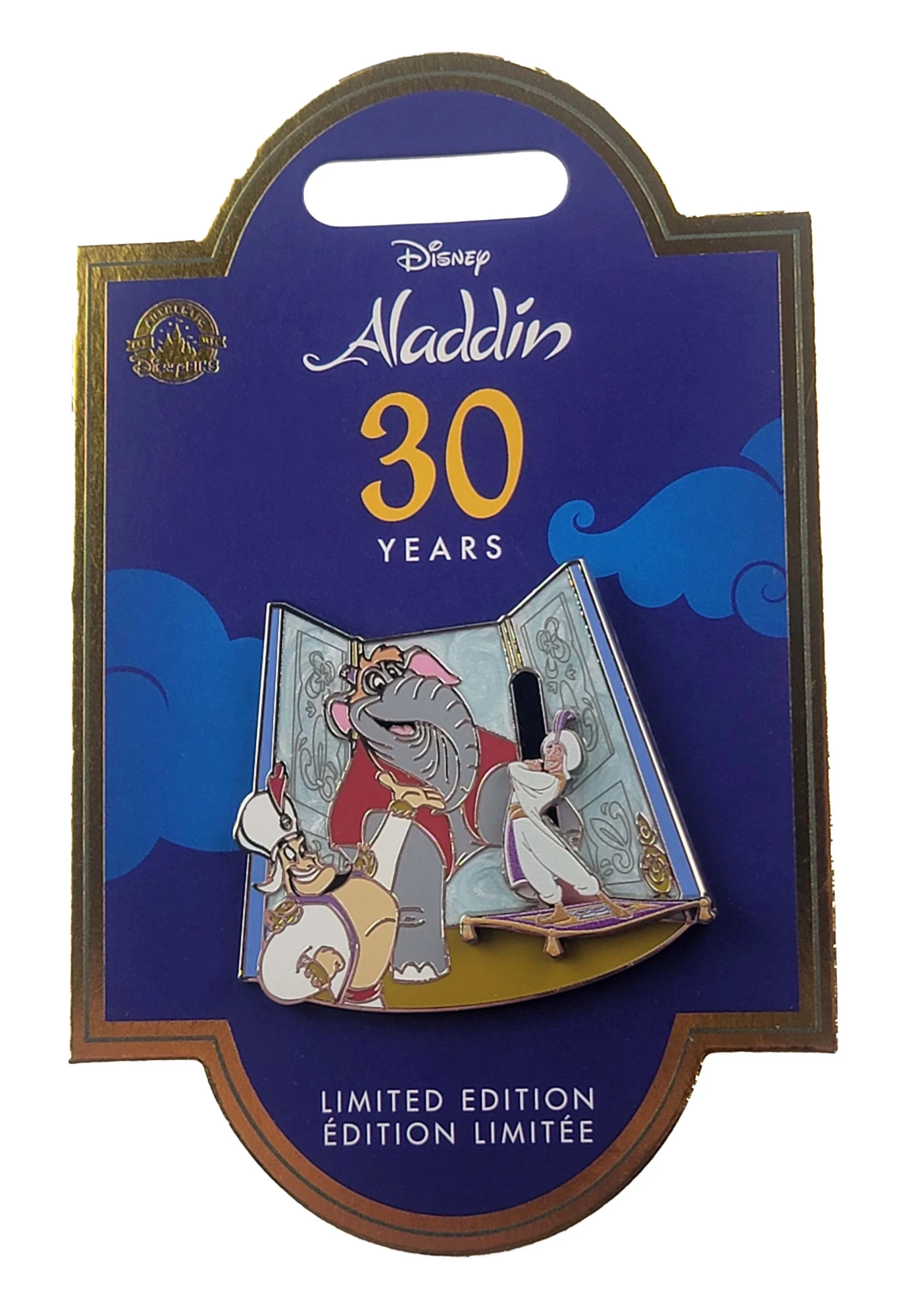 item Disney Pin - Aladdin - 30th Anniversary - Prince Ali, Abu, and Genie 152320a
