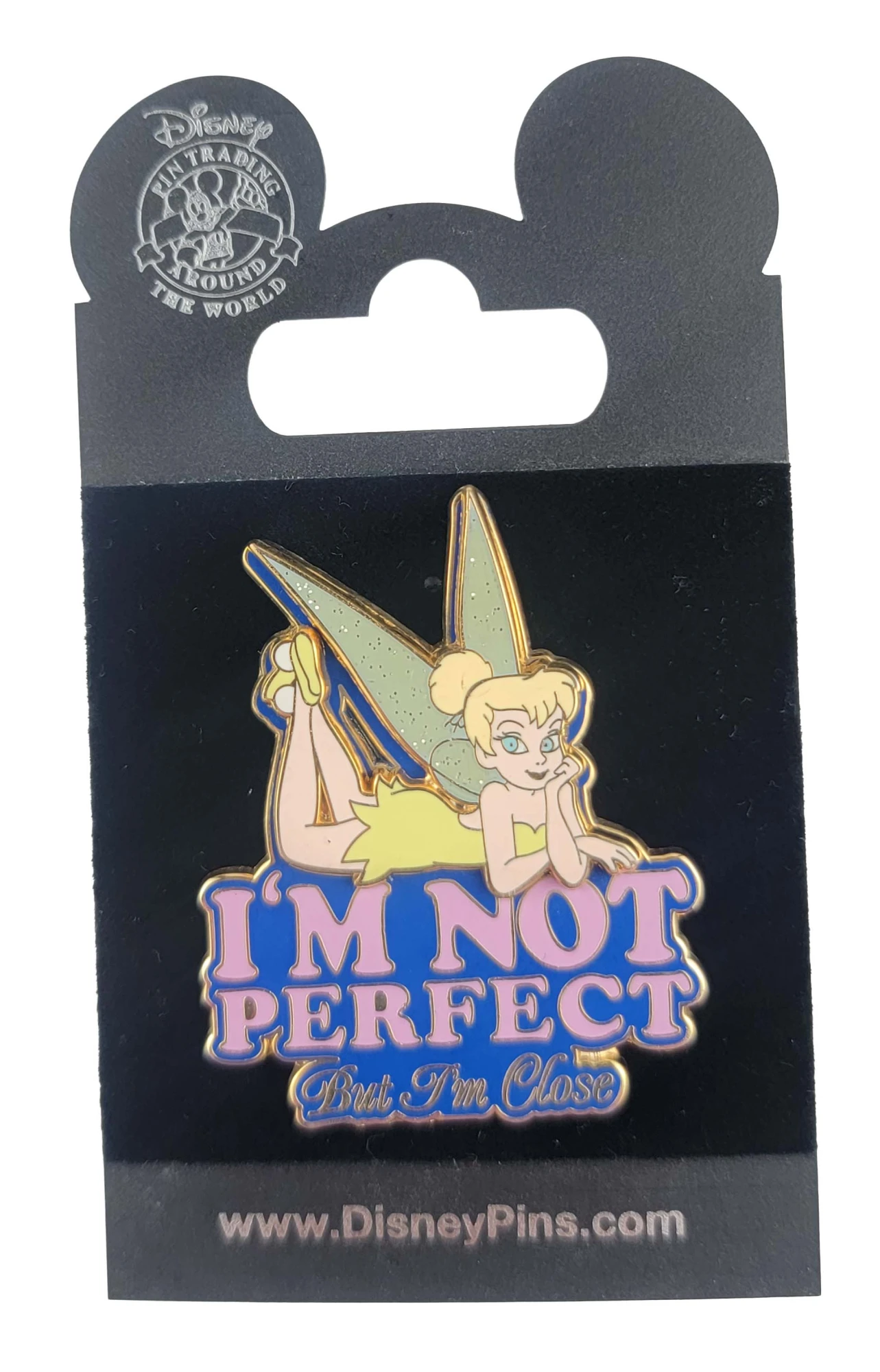 item Disney Pin - Tinker Bell - I'm Not Perfect - But I'm Close 56904