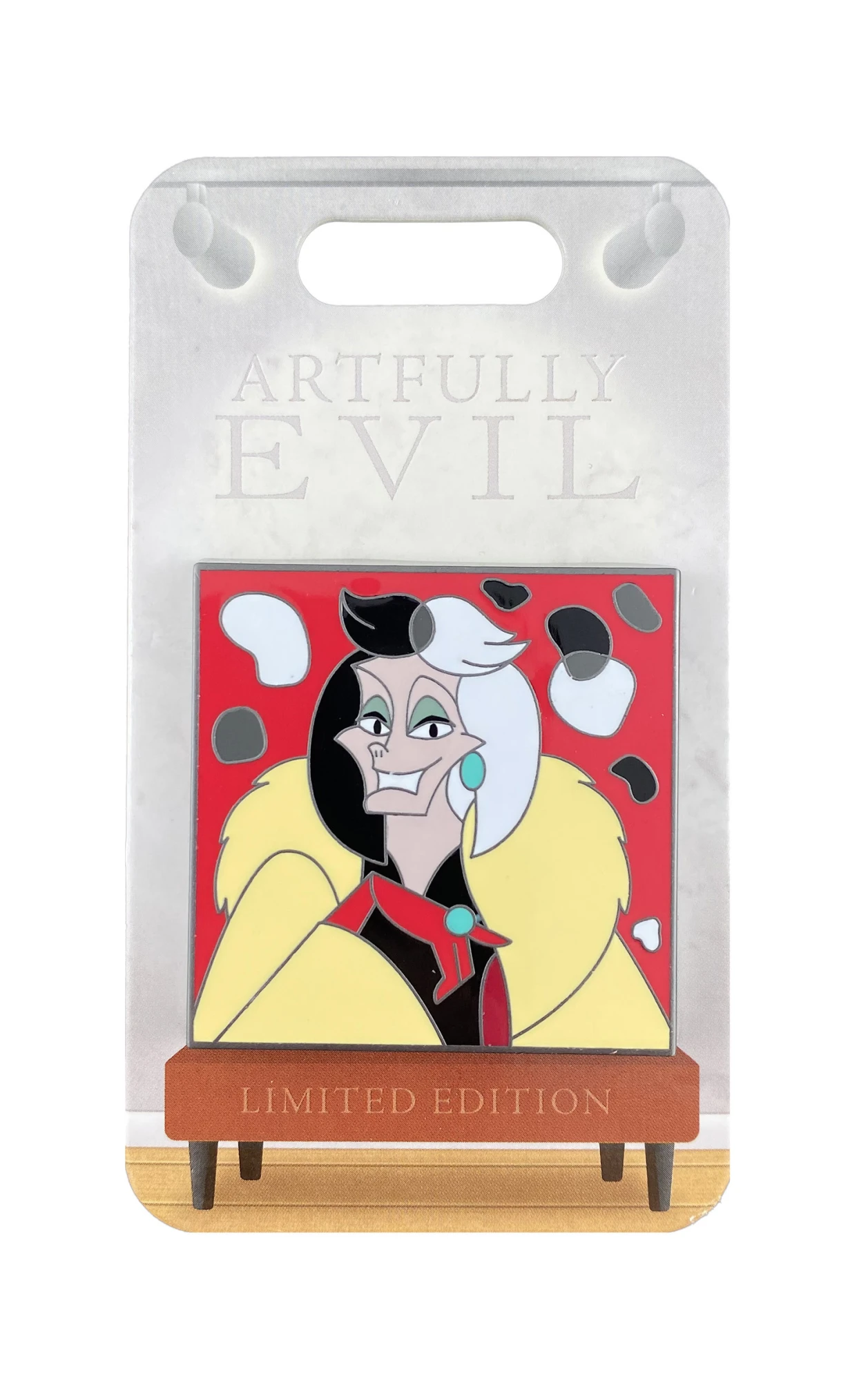 item Disney Pin - Artfully Evil - 101 Dalmatians - Cruella de Vil 152358