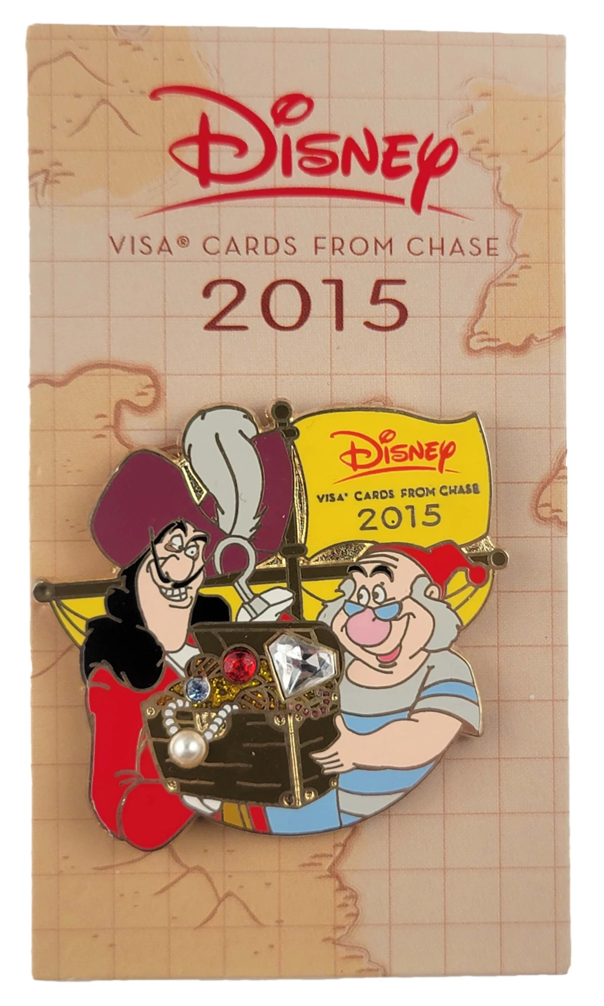 item Disney Pin - Chase Visa 2015 - Captain Hook and Smee 107412.webp