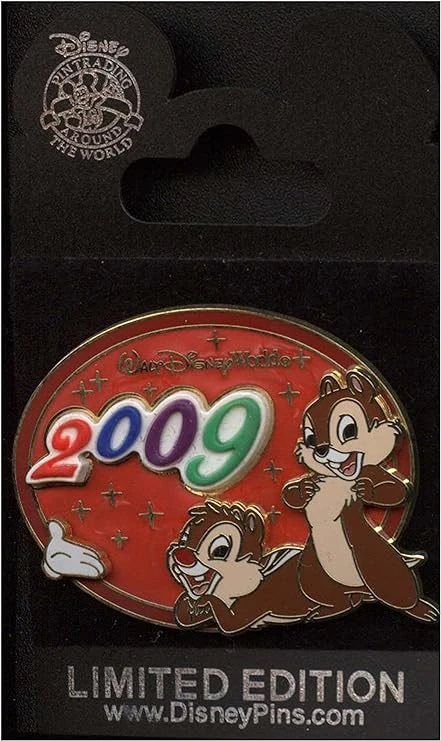 item Disney Pin - White Glove - Dated 2009 - Chip & Dale 81i12bwgkrl-ac-sy741-jpg