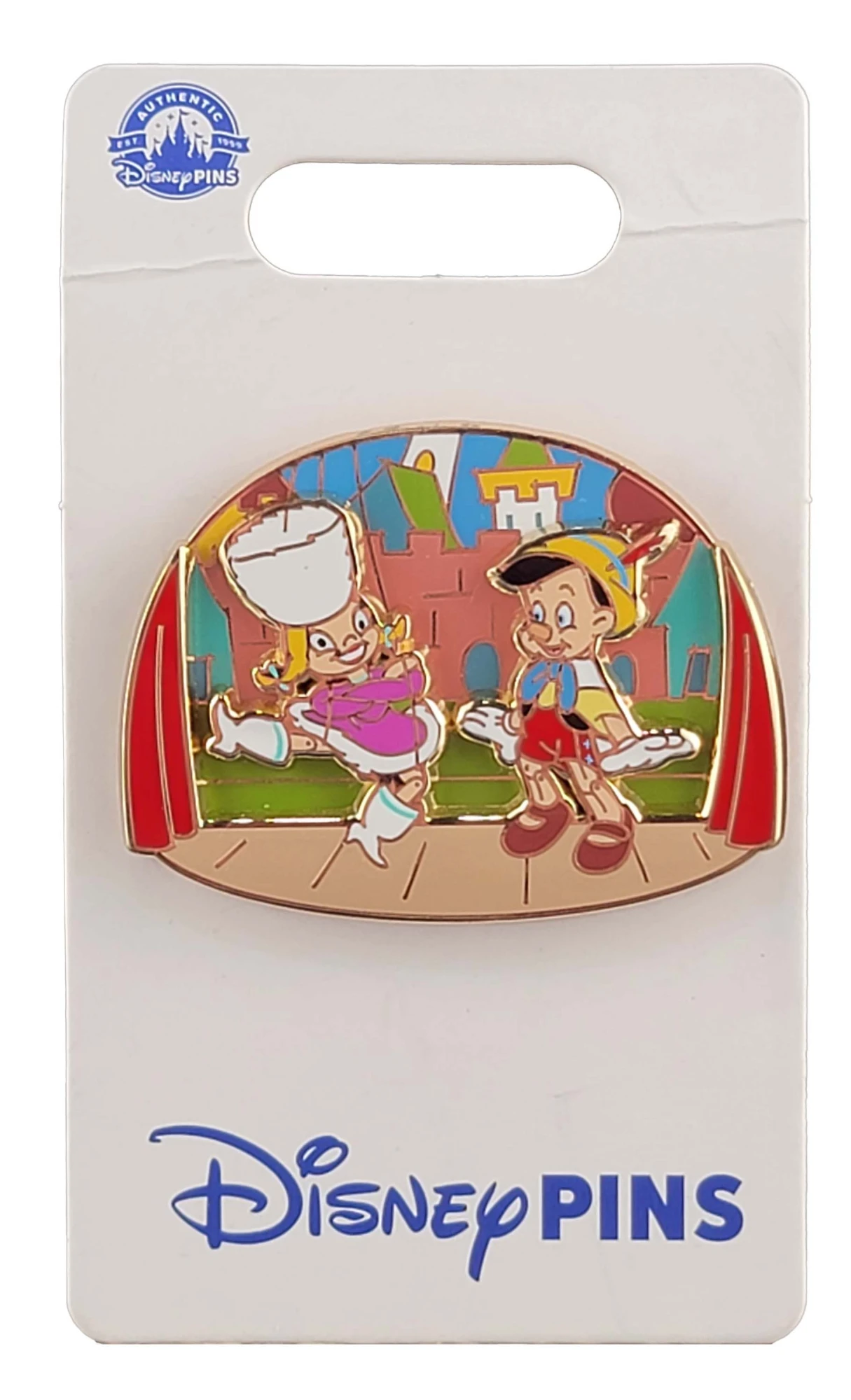 item Disney Pin - Pinocchio - Russian Marionette Dancer and Pinocchio - On Stage 152635