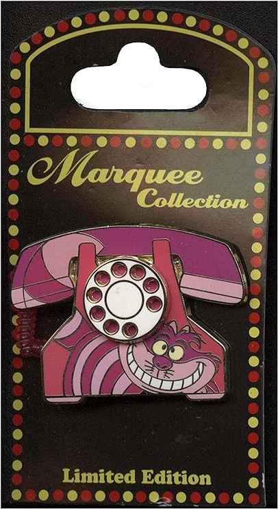 item Disney Pin - Marquee - Telephones - Alice in Wonderland - Cheshire Cat 81gfnayoujl-ac-sy741-jpg.webp