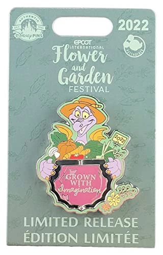item Disney Pin - EPCOT Flower and Garden Festival 2022 - Figment - Grown with Imagination 416aid9odyljpg